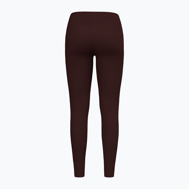 Pantaloni termoattivi da donna ODLO Active Warm Bl Bottom Long fudge 2