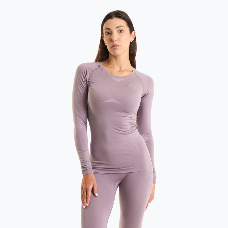 Set di biancheria intima termica da donna ODLO Fundamentals Performance Warm gray ridge 2