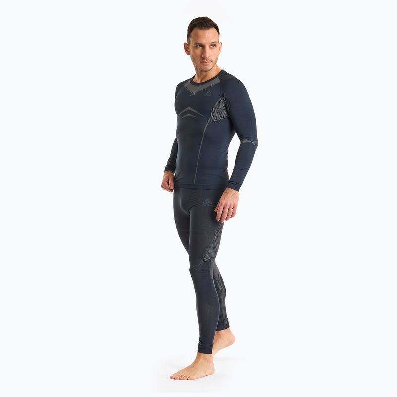 Set di biancheria intima termica da uomo ODLO Fundamentals Performance Warm zaffiro scuro