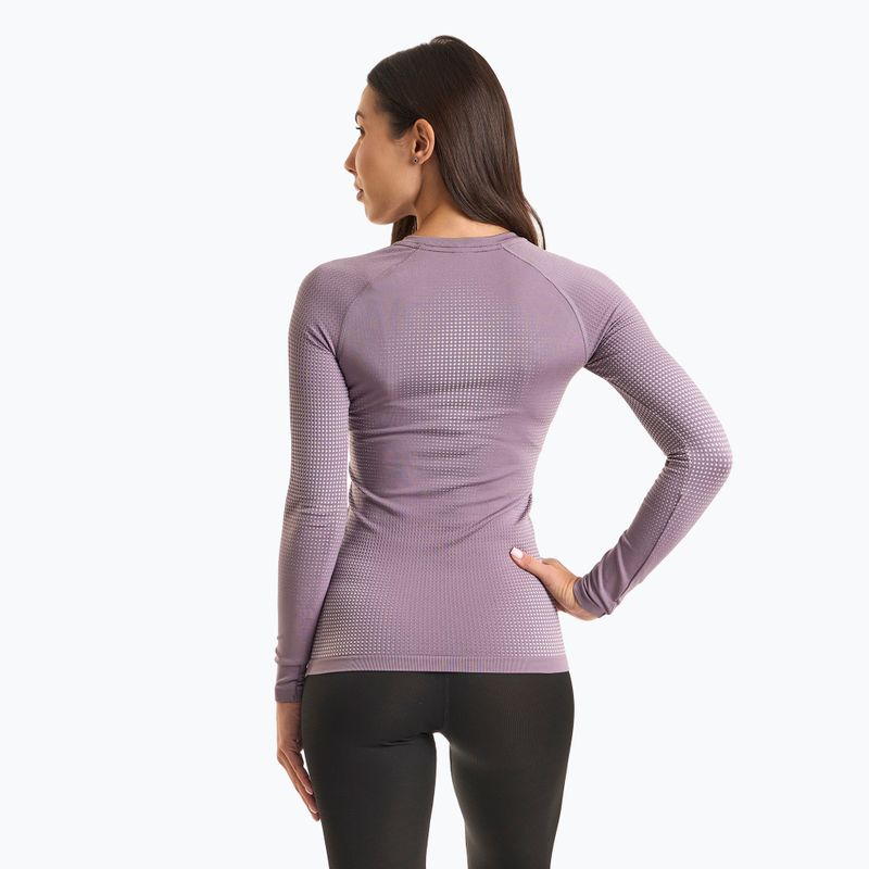 Maglia termica da donna ODLO Performance Warm Bl Top Crew Neck gray ridge 2