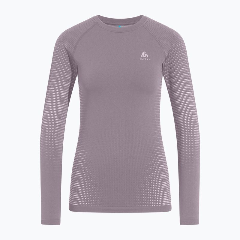 Maglia termica da donna ODLO Performance Warm Bl Top Crew Neck gray ridge 5
