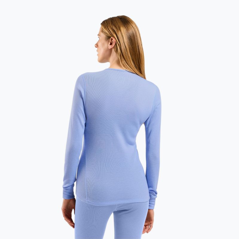 Maglia termica donna a manica lunga ODLO Active Warm Bl Top Crew Neck blue heron 3