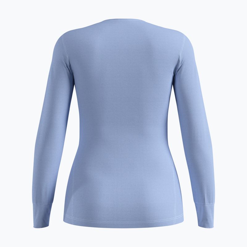 Maglia termica donna a manica lunga ODLO Active Warm Bl Top Crew Neck blue heron 2