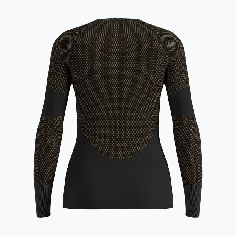 Maglia termica da donna a maniche lunghe ODLO Fundamentals Performance Warm Bl Top Crew Neck black 2
