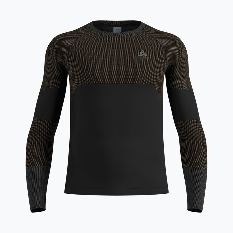Maglia termica a manica lunga da uomo ODLO Fundamentals Performance Warm Bl Top Crew Neck black 5