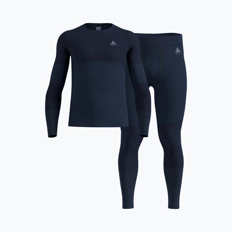 Set di intimo termico da uomo ODLO Fundamentals Performance Warm dark sapphire