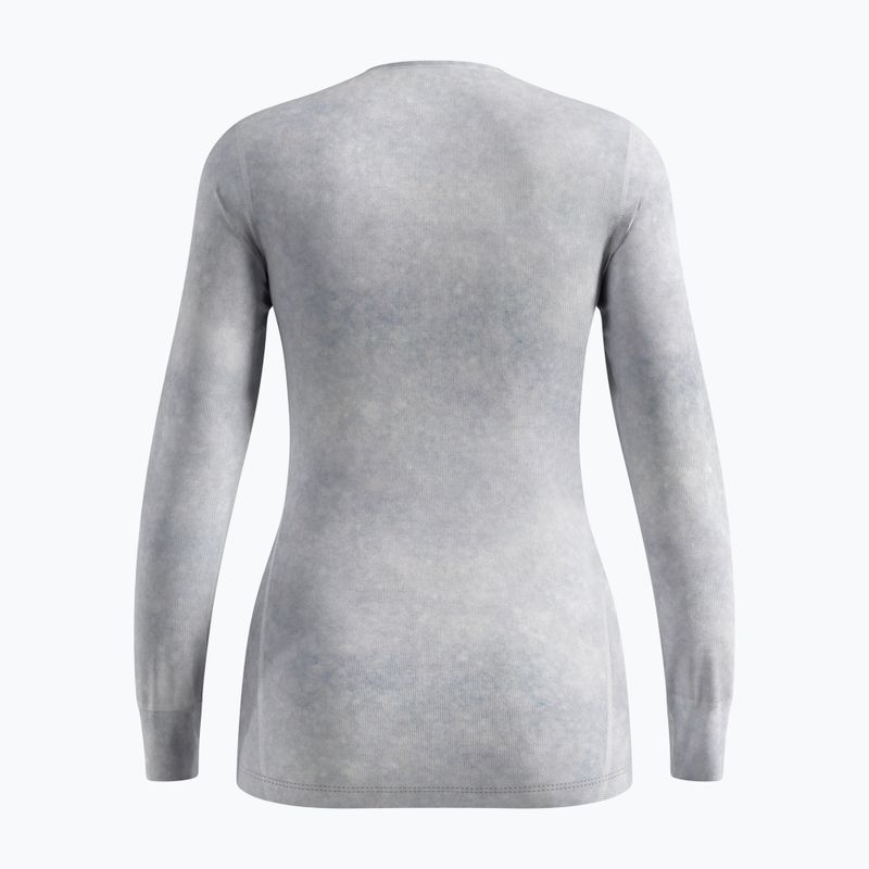 Maglia termica a maniche lunghe da donna ODLO Active Warm X Pow Bl Top Crew Neck odlo silver grey 2