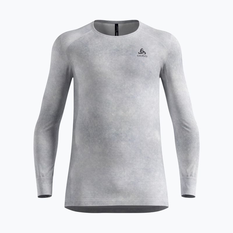 Maglia termica da uomo ODLO Active Warm X Pow Bl Top Crew Neck odlo silver grey