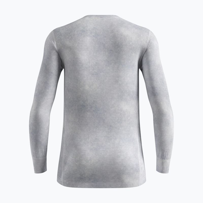 Maglia termica a manica lunga da uomo ODLO Active Warm X Pow Bl Top Crew Neck odlo silver grey 2
