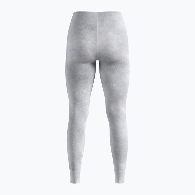 Pantaloni termici da donna ODLO Active Warm X Pow Bl Bottom Long odlo silver grey 2