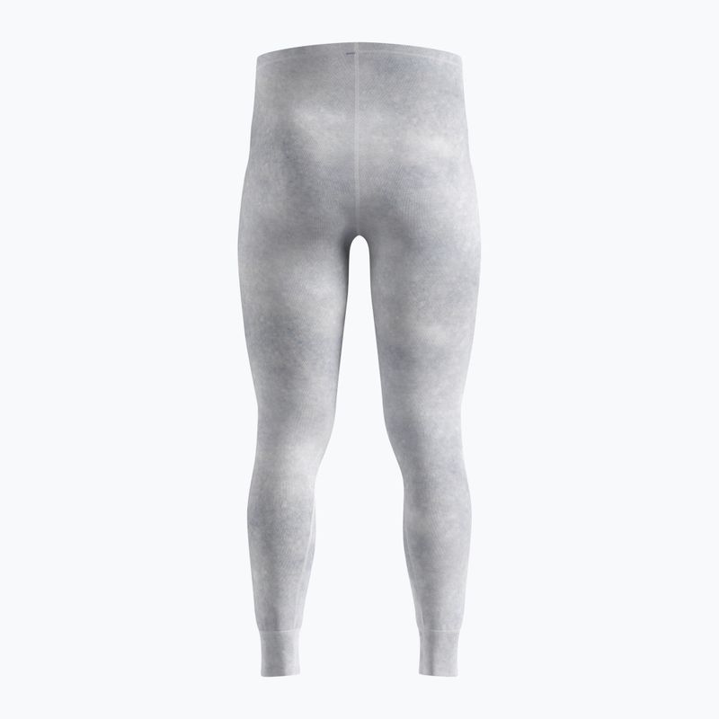 Pantaloni termici da uomo ODLO Active Warm X Pow Bl Bottom Long odlo silver grey 2