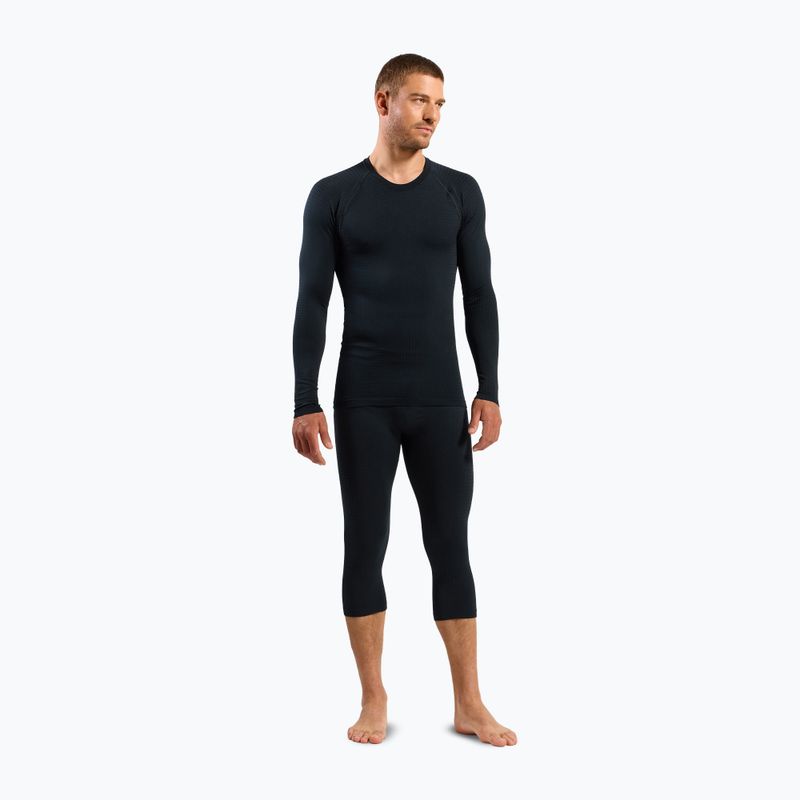 Felpa termica uomo ODLO Performance Warm Bl Top Crew Neck black 2