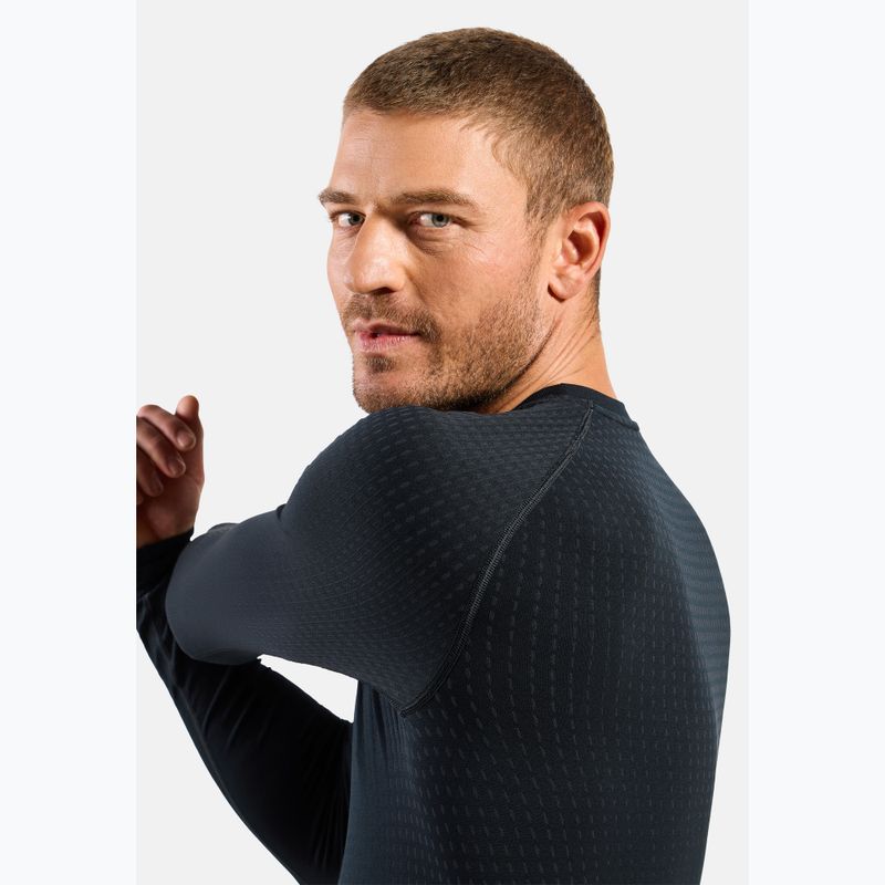 Felpa termica uomo ODLO Performance Warm Bl Top Crew Neck black 4