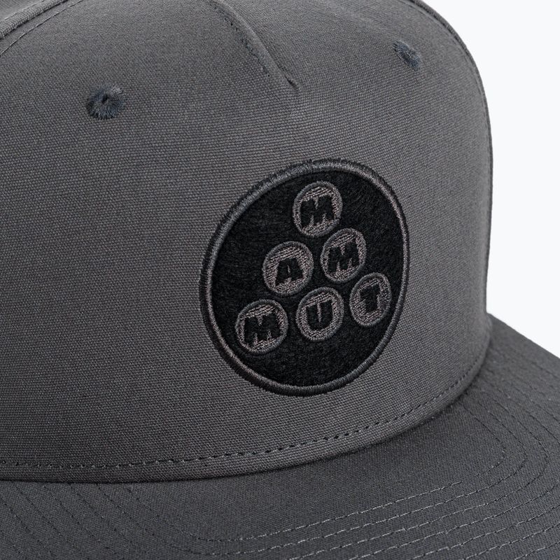 Cappello da baseball Mammut Massone titanio/nero 5