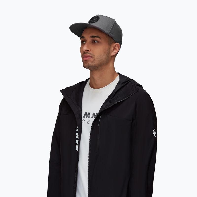 Cappello da baseball Mammut Massone titanio/nero 8