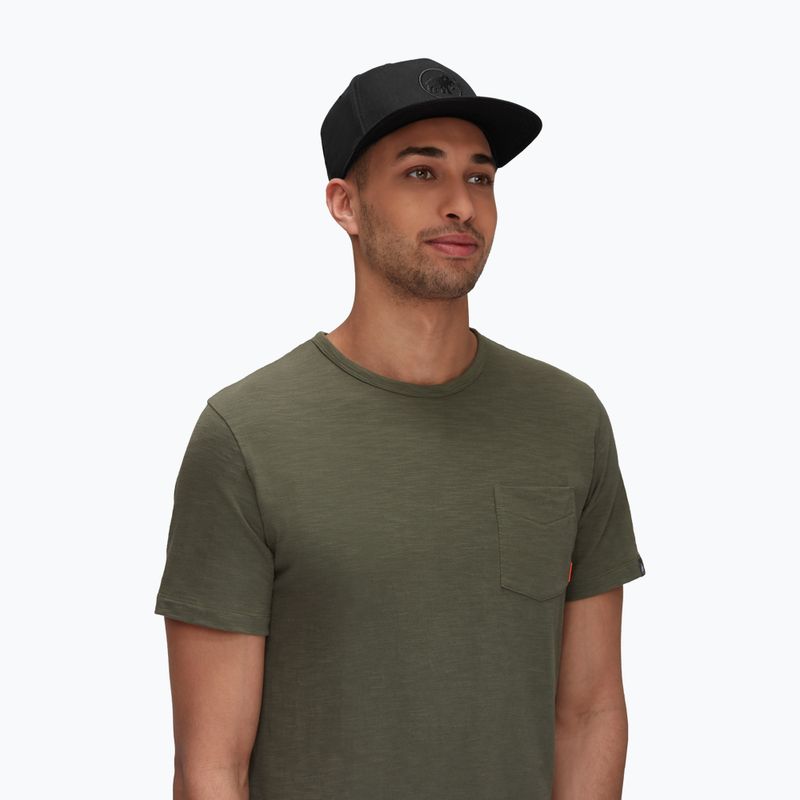 Cappello da baseball Mammut Massone nero/nero 8