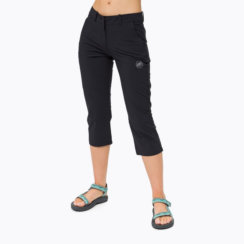 Pantaloni da trekking da donna Mammut Runbold 3/4 nero