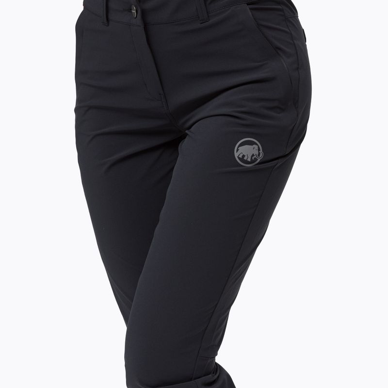 Pantaloni da trekking da donna Mammut Runbold 3/4 nero 3