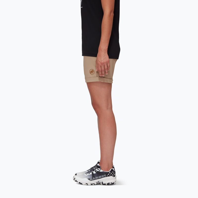 Pantaloncini da trekking da donna Mammut Runbold Roll Cuff safari 2