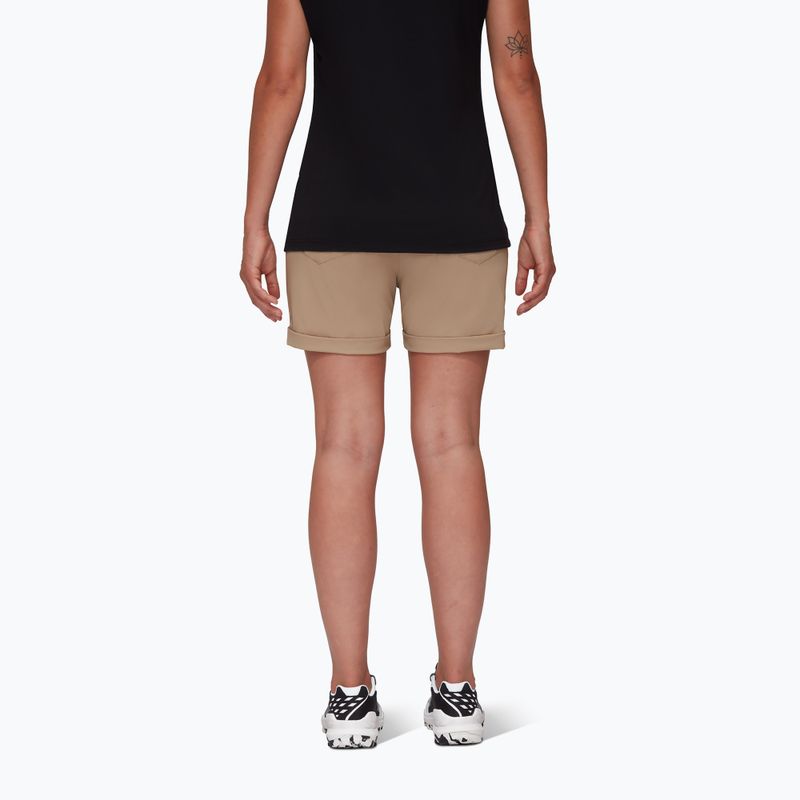 Pantaloncini da trekking da donna Mammut Runbold Roll Cuff safari 3