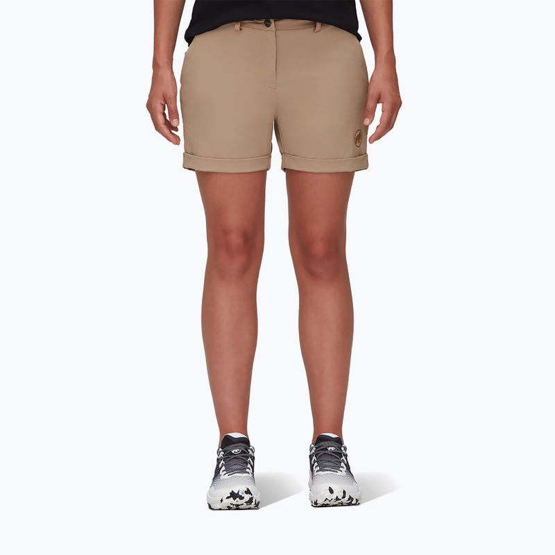 Pantaloncini da trekking da donna Mammut Runbold Roll Cuff safari