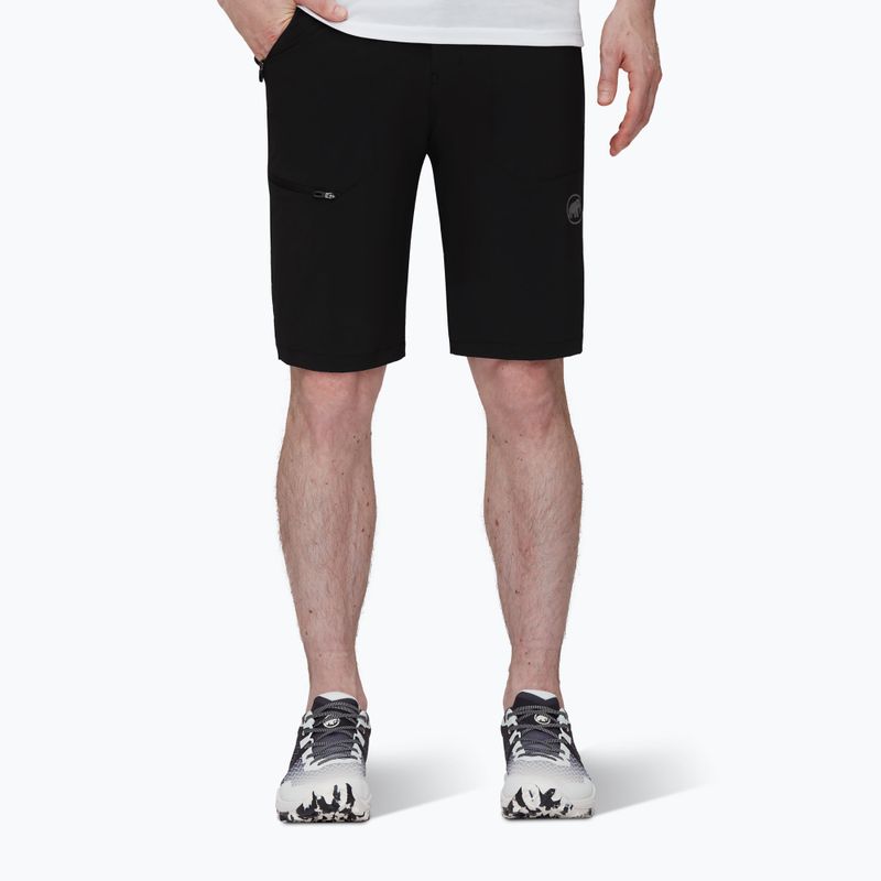 Pantaloncini da trekking da uomo Mammut Runbold nero