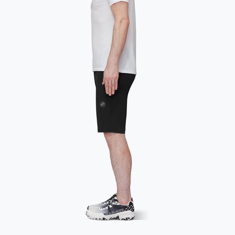 Pantaloncini da trekking da uomo Mammut Runbold nero 4