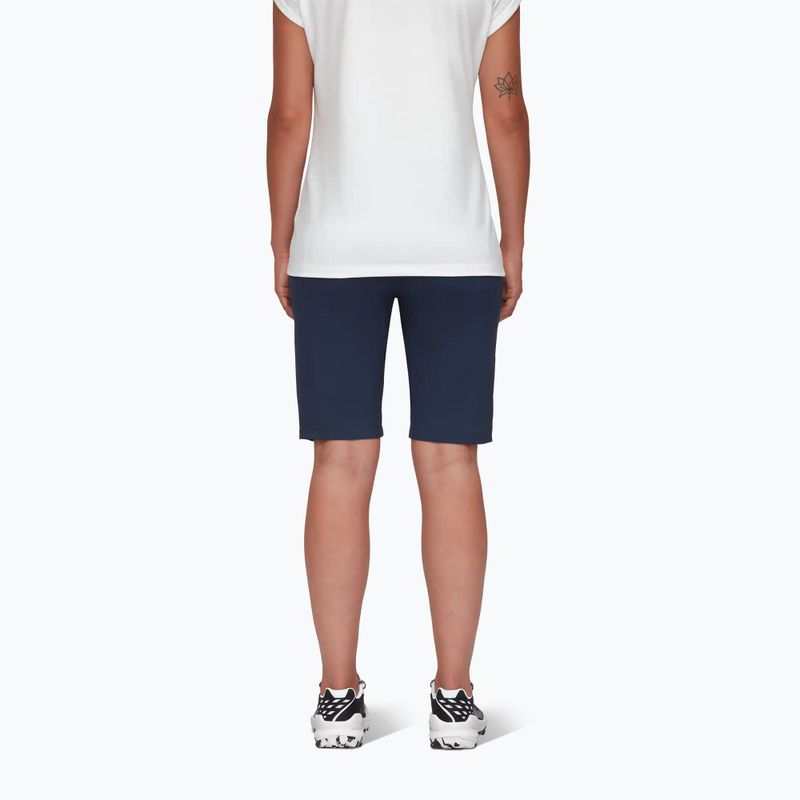 Pantaloncini da trekking da donna Mammut Runbold marine 3