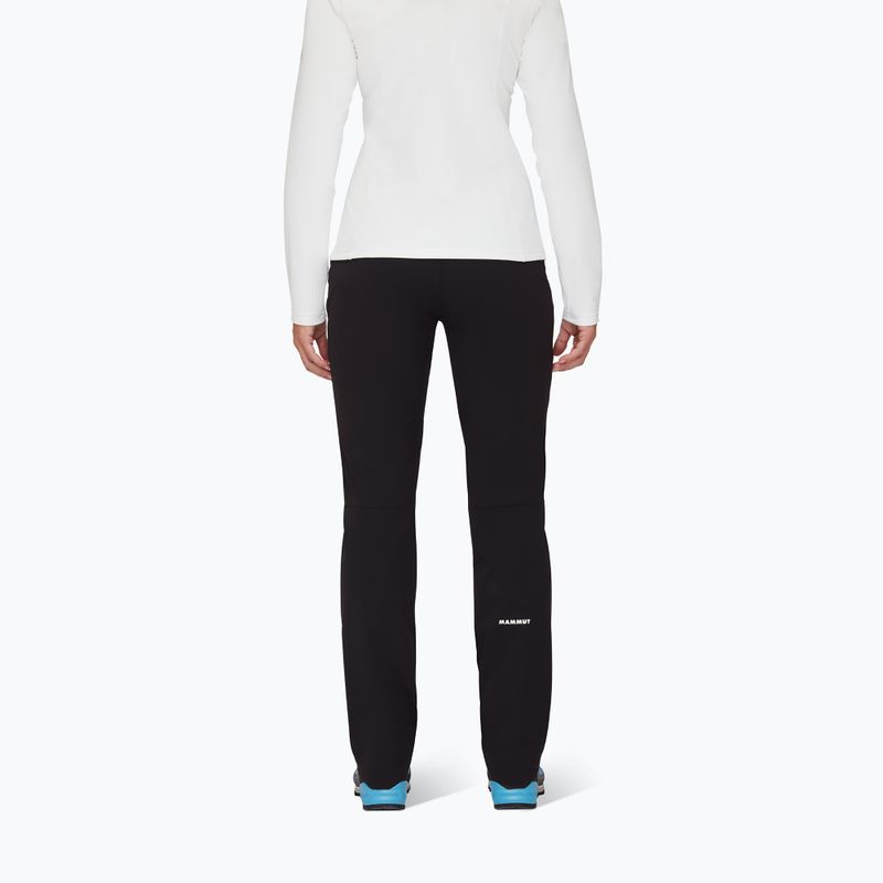 Pantaloni softshell da donna Mammut Taiss SO nero 2