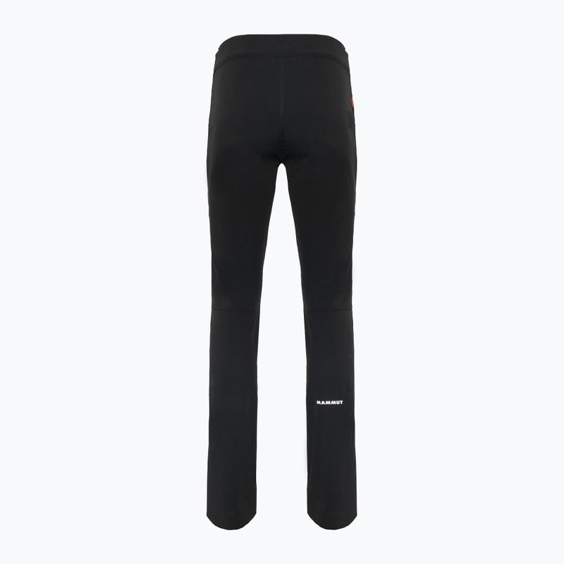 Pantaloni softshell da donna Mammut Taiss SO nero 5