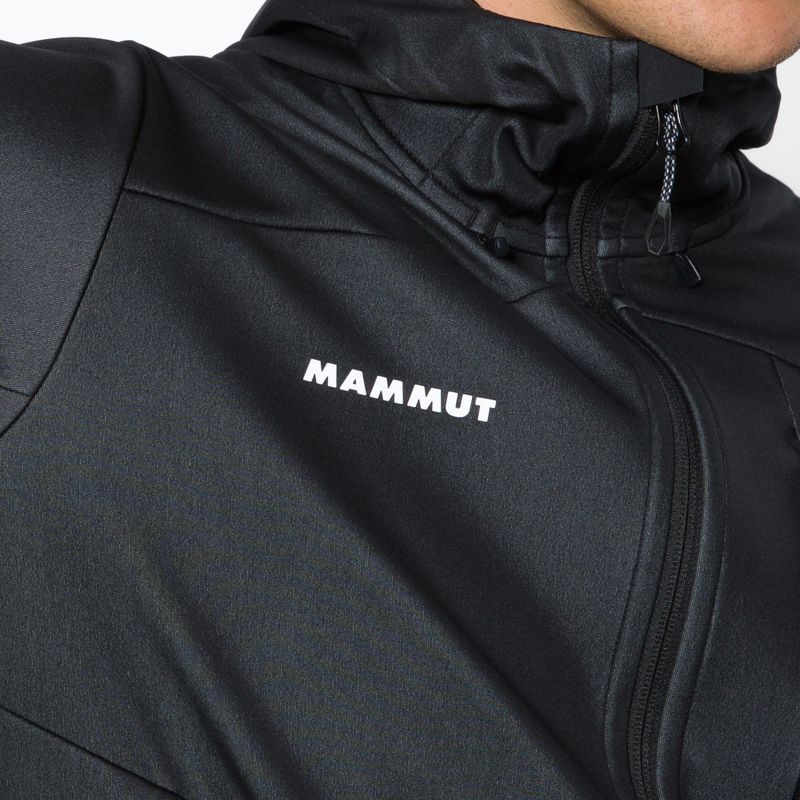 Giacca softshell da uomo Mammut Ultimate VII SO nero 4