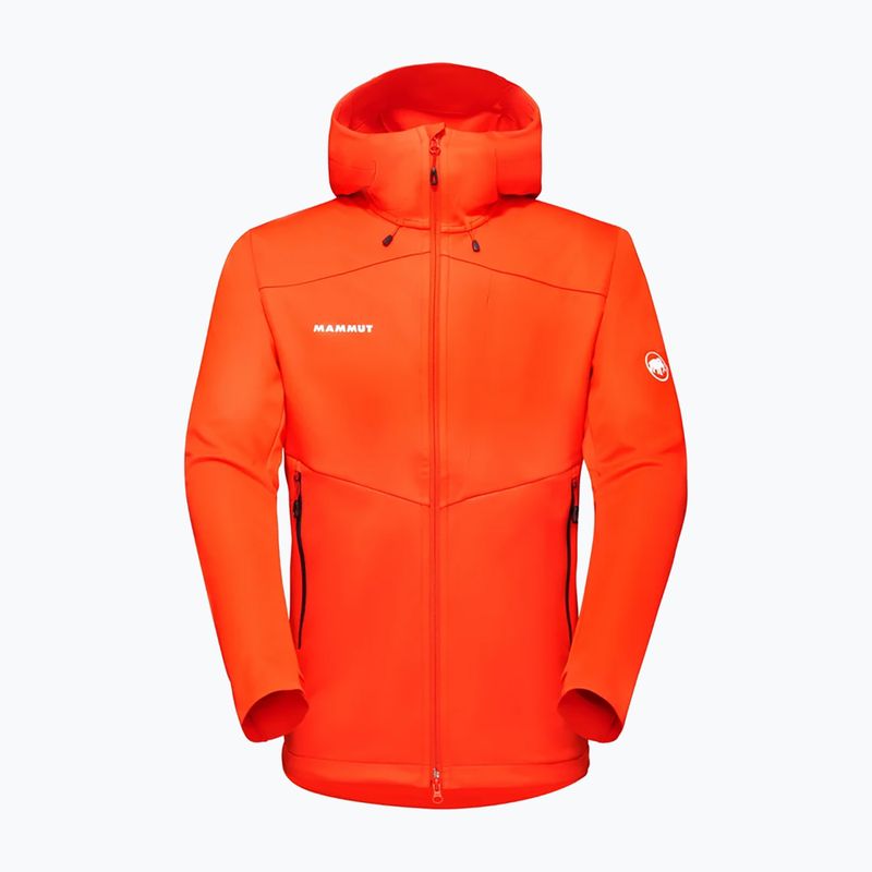 Giacca softshell da uomo Mammut Ultimate VII SO rosso caldo 6