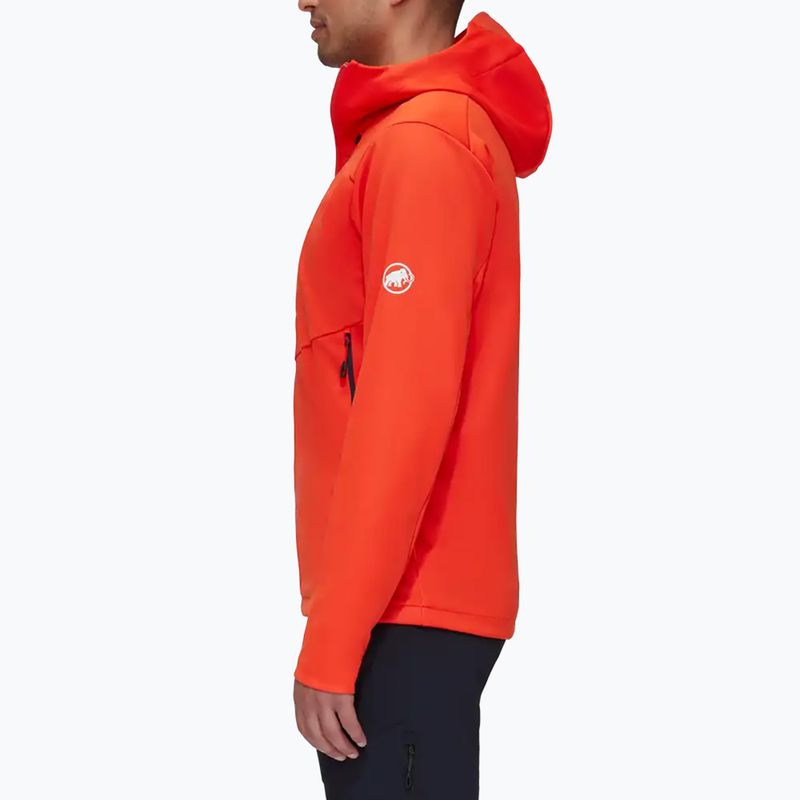 Giacca softshell da uomo Mammut Ultimate VII SO rosso caldo 2