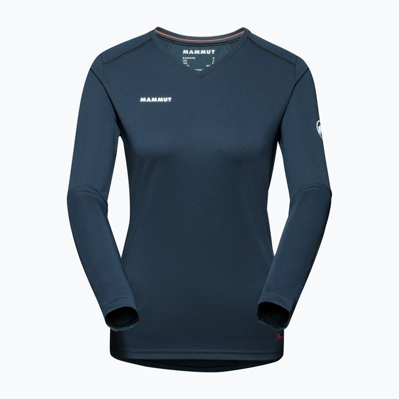 Mammut manica lunga trekking donna Sertig marine nero 4