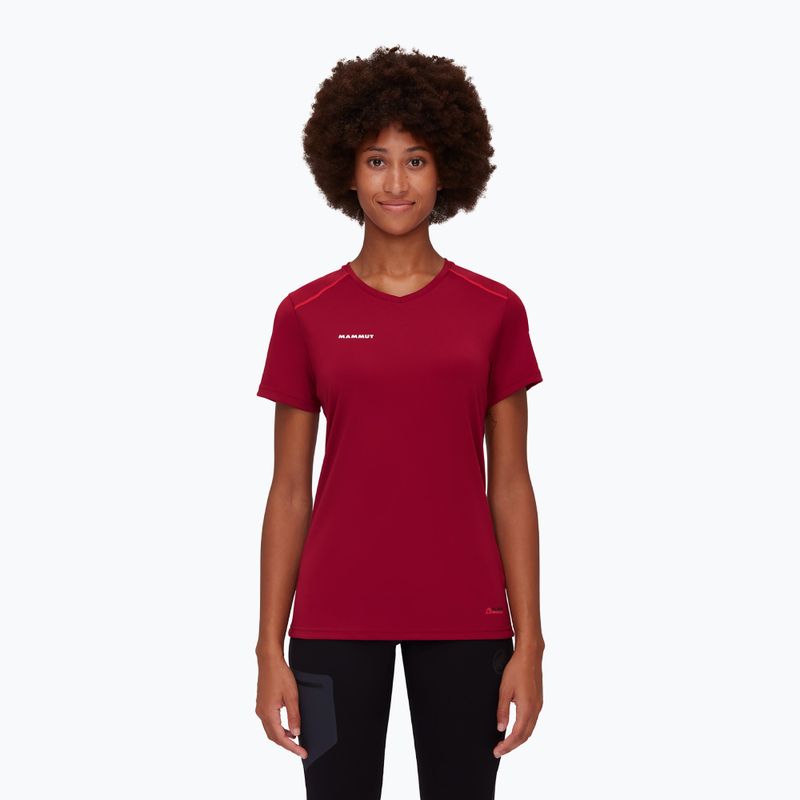 Camicia da trekking Mammut da donna Sertig rosso sangue/rosso caldo
