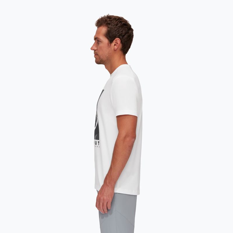 Camicia da trekking da uomo Mammut Trovat bianco prt2 3