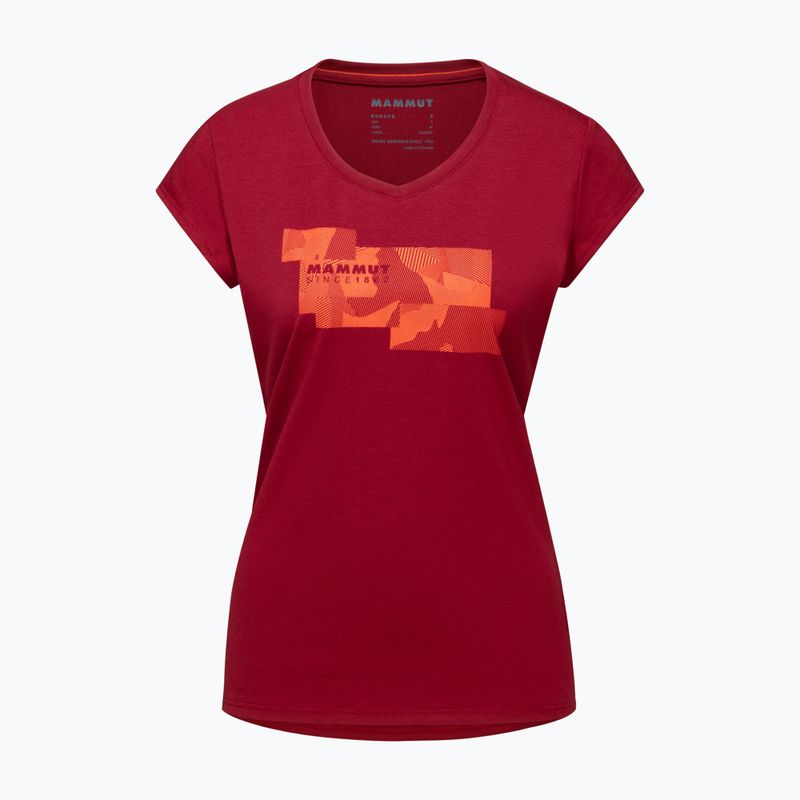 Camicia da trekking Mammut da donna Trovat rosso sangue 5