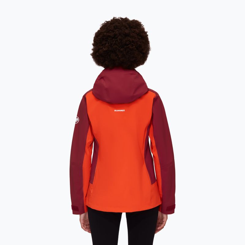 Mammut Alto Guide HS giacca antipioggia da donna rosso sangue caldo 2