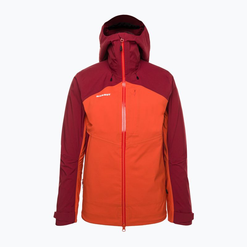 Mammut Alto Guide HS giacca antipioggia da donna rosso sangue caldo 4