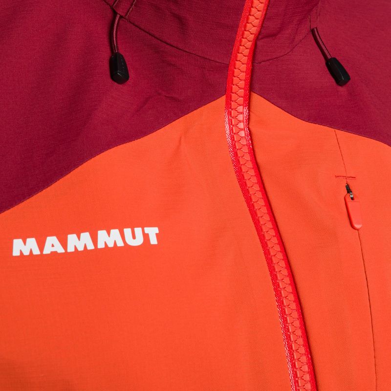 Mammut Alto Guide HS giacca antipioggia da donna rosso sangue caldo 6