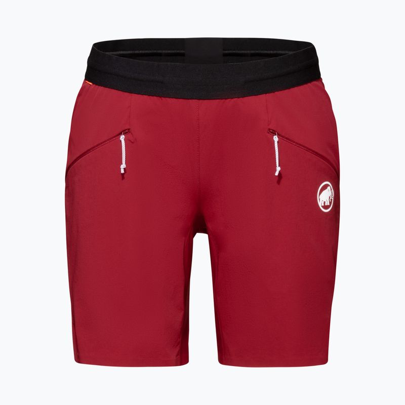 Pantaloncini da trekking da donna Mammut Aenergy Light SO rosso sangue 4