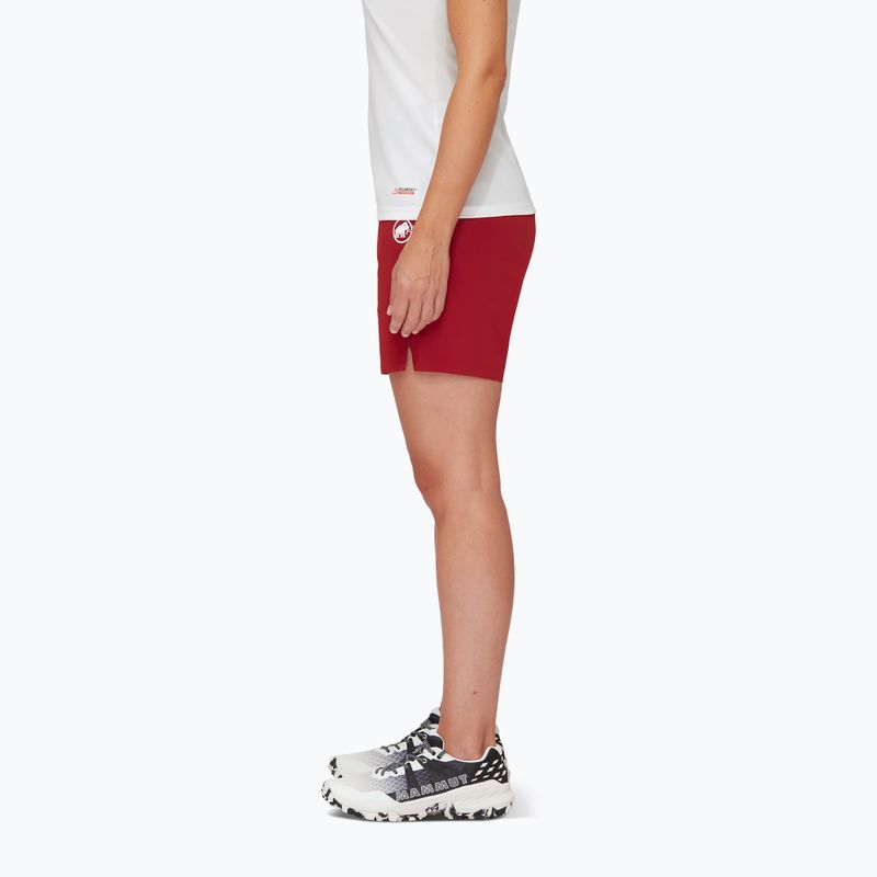 Pantaloncini da trekking da donna Mammut Aenergy Light SO rosso sangue 2