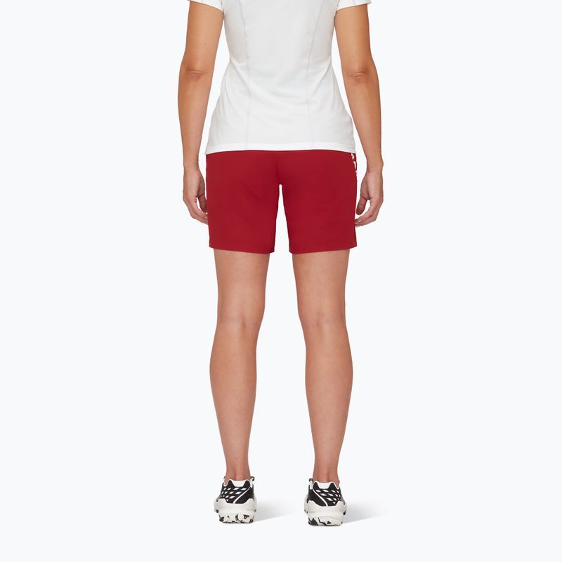 Pantaloncini da trekking da donna Mammut Aenergy Light SO rosso sangue 3