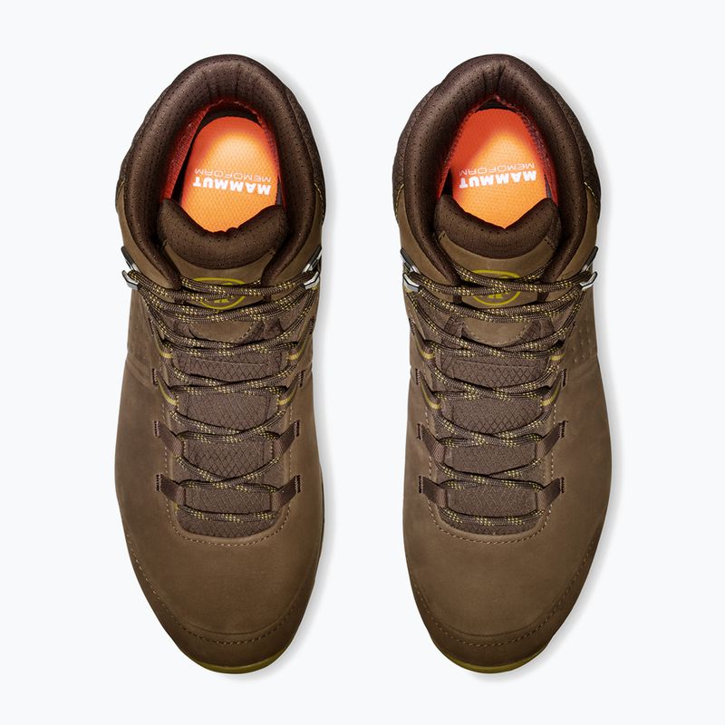 Scarponi da trekking da uomo Mammut Mercury IV Mid GTX moor / verde ambra 10