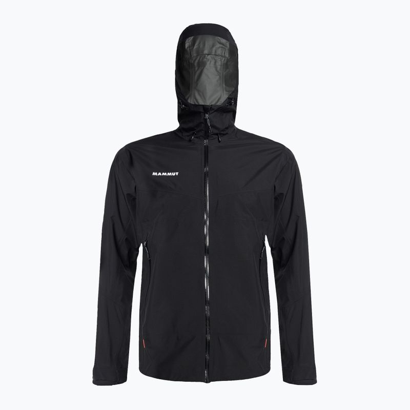 Mammut Convey Tour HS Uomo Giacca antipioggia con cappuccio nero 3