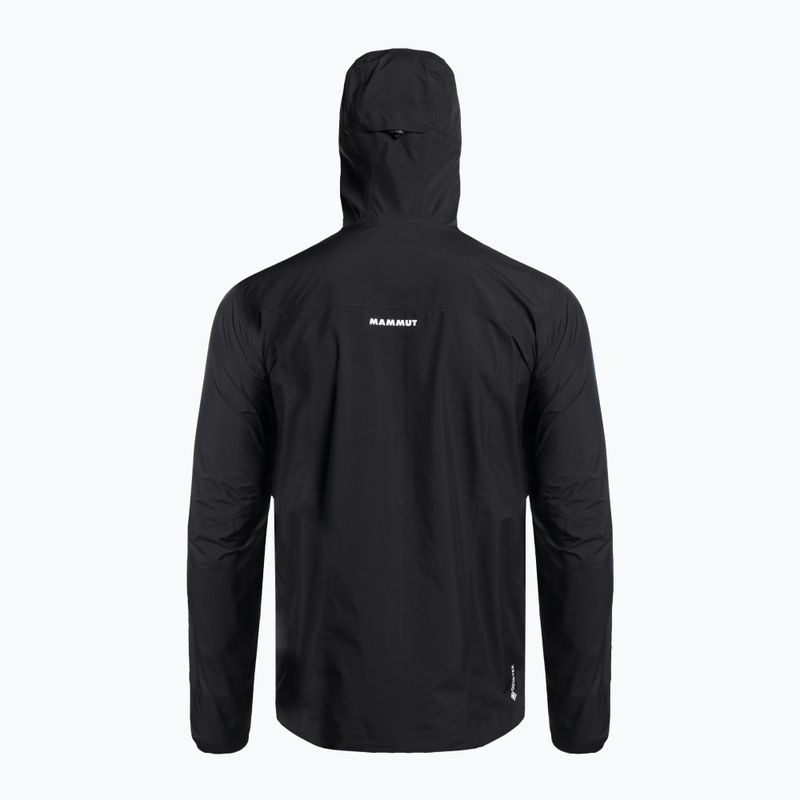 Mammut Convey Tour HS Uomo Giacca antipioggia con cappuccio nero 4
