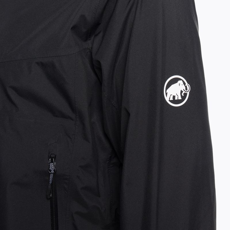 Mammut Convey Tour HS Uomo Giacca antipioggia con cappuccio nero 5