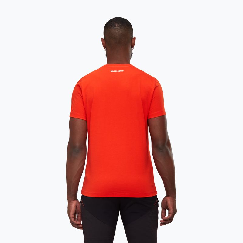 Camicia da trekking da uomo Mammut Core Snow rosso caldo 2