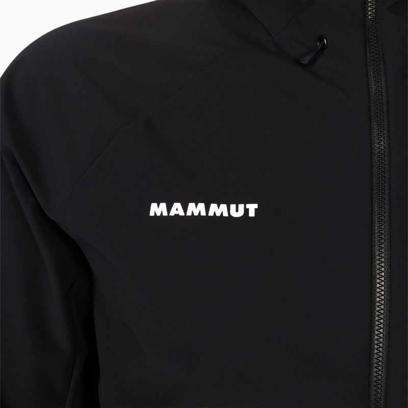 Giacca softshell da uomo Mammut Ultimate Comfort SO con cappuccio nero 4