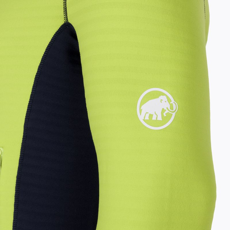 Mammut felpa da trekking da uomo Taiss Light ML con cappuccio highlime/marino 7